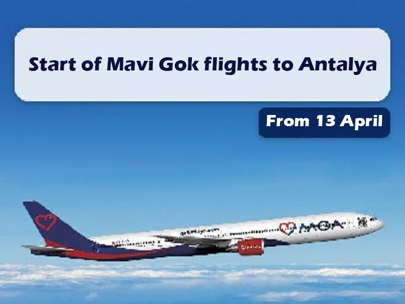 Start of Mavi Gok flights to Antalya